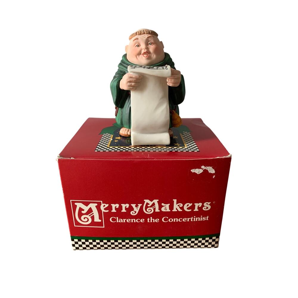 Department Dept 56 Merry Makers Clarence the Concertinist Figurine Christmas